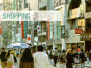 Shopping in Tokyo.