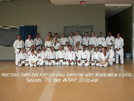 Namban Sato ryu Kempo-jitsu Seminar with Murayama Kunio Sensei, 7th dan WSKF Shito-kai.