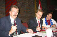 (L-R): Bob Howlett, Stan Janusas & Sylvain Berthiaume.